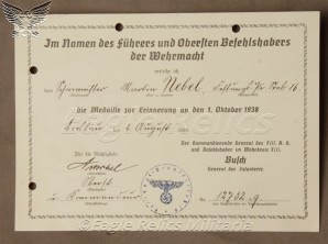 Wehrpass and Documents to Martin Nebel Pioneer – Moscow & Stalingrad image 5