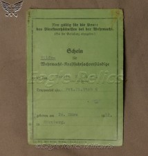 Wehrpass and Documents to Martin Nebel Pioneer – Moscow & Stalingrad image 7