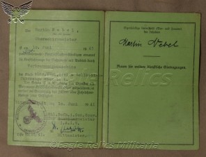 Wehrpass and Documents to Martin Nebel Pioneer – Moscow & Stalingrad image 8