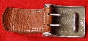 Nickel Silver Postschutz  Belt & Buckle – Town Marked! image 4