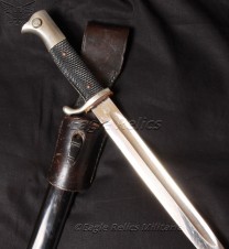 Long Parade bayonet ‘W.K.C.’ complete with frog image 1