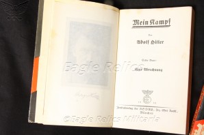 1936 Two Volume Paperback Edition Of Adolf Hitler’s “Mein Kampf” image 3