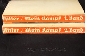 1936 Two Volume Paperback Edition Of Adolf Hitler’s “Mein Kampf” image 2