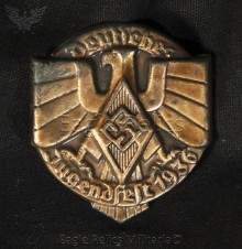 Hitler youth Jugendfest 1936 tinnie- image 1