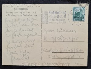 Nuremberg Parteitag 1934 Postcard image 2