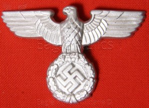 Reichspost Or Reichsbahn Visor  Eagle image 1