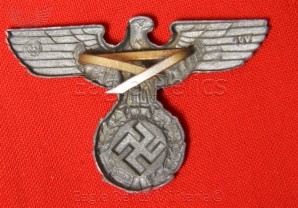 Reichspost Or Reichsbahn Visor  Eagle image 2