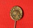 17mm Black Wound Badge Stick Pin image 1
