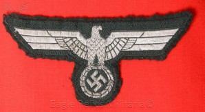Wehrmacht Hoheitsabzeichen – ‘Flat-Wire’ Breast Eagle image 1
