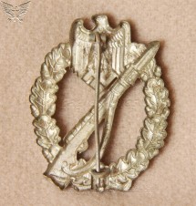 Infantry Assault Badge in Silver  – Infanterie Sturmabzeichen in Silber-  Otto Schickle, Pforzheim image 2