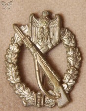 Infantry Assault Badge in Silver  – Infanterie Sturmabzeichen in Silber-  Otto Schickle, Pforzheim image 6