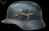 M35 Luftwaffe Double Decal Combat Helmet image 1