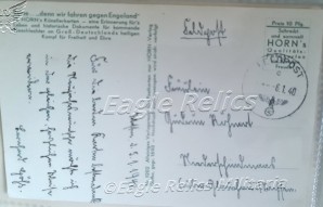 380: Denn wir fahren gegen Engeland postcard image 2