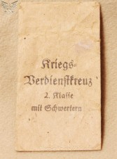 War Merit Cross 2nd Class with Swords & Packet -Kriegsverdienstkreuz 2.Klasse mit Schwertern image 4