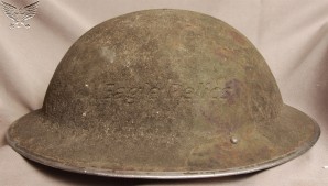 WW2  Sand Textured British Combat Helmet image 4