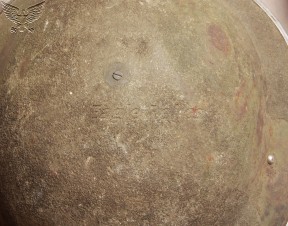WW2  Sand Textured British Combat Helmet image 3