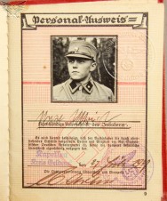 Party Book *RARE* – Early Member in SA Uniform – NSDAP Mitgliedsbuch image 3