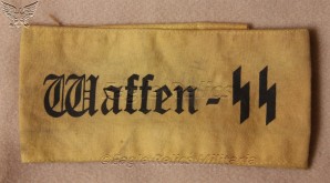 Waffen-SS Auxiliary’s Armband – Waffen-SS Armbinde image 1